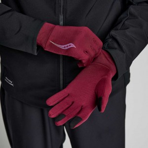 Women's Saucony Solstice Gloves Red | CANADA XYPZJVT