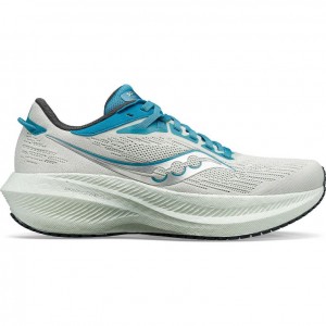 Women's Saucony Triumph 21 Running Shoes White | CANADA IBEWSKQ