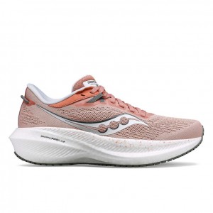 Women's Saucony Triumph 21 Running Shoes Coral | CANADA UZIGPQV