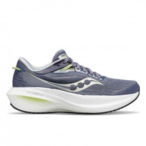 Women's Saucony Triumph 21 Running Shoes Blue | CANADA WRNQYSP