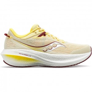 Women's Saucony Triumph 21 Running Shoes Yellow | CANADA REWCQXM