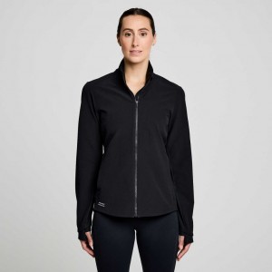 Women's Saucony Triumph Jacket Black | CANADA PMTRKQL