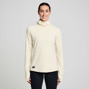 Women's Saucony Triumph Tunic Hoodie Beige | CANADA KIAZWSG