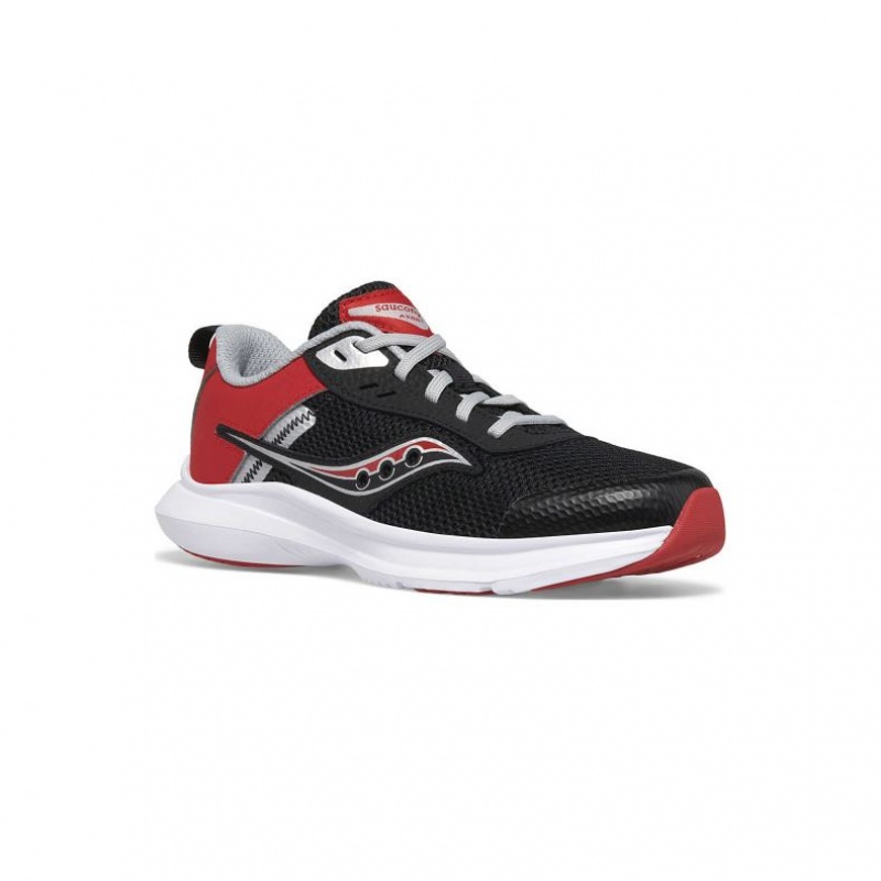 Big Kids' Saucony Axon 3 Sneakers Black / Red | CANADA XEUZLPK