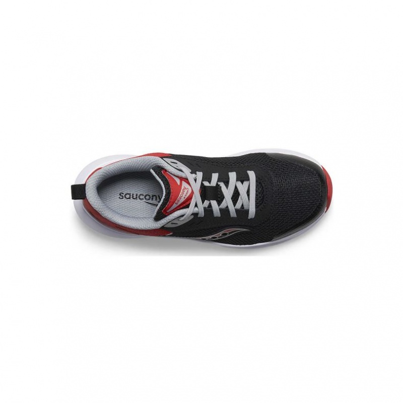 Big Kids' Saucony Axon 3 Sneakers Black / Red | CANADA XEUZLPK