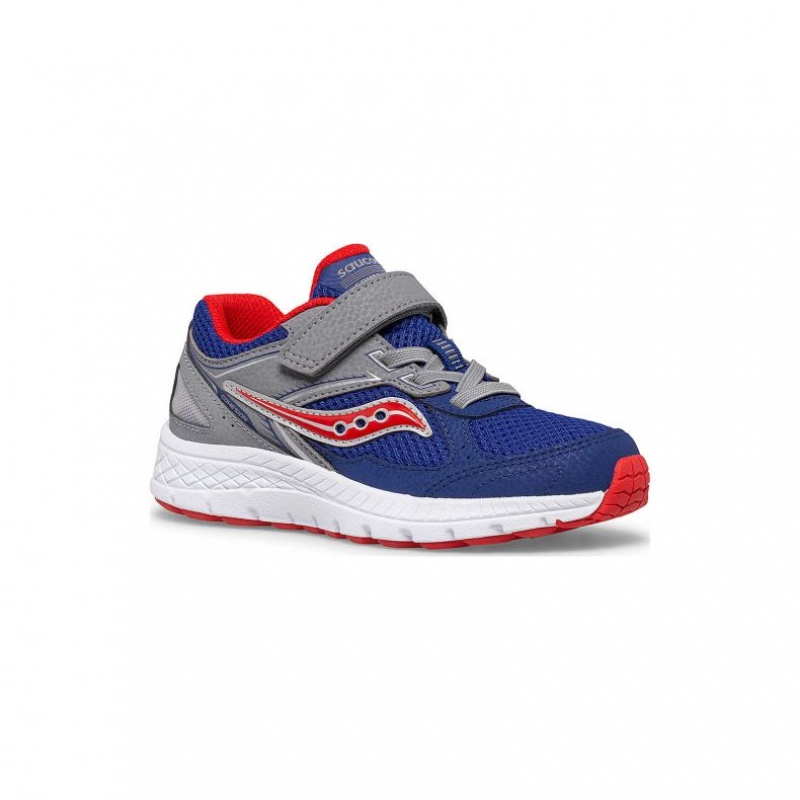 Big Kids' Saucony Cohesion 14 A/C Sneakers Navy / Grey | CANADA NDGZFQK