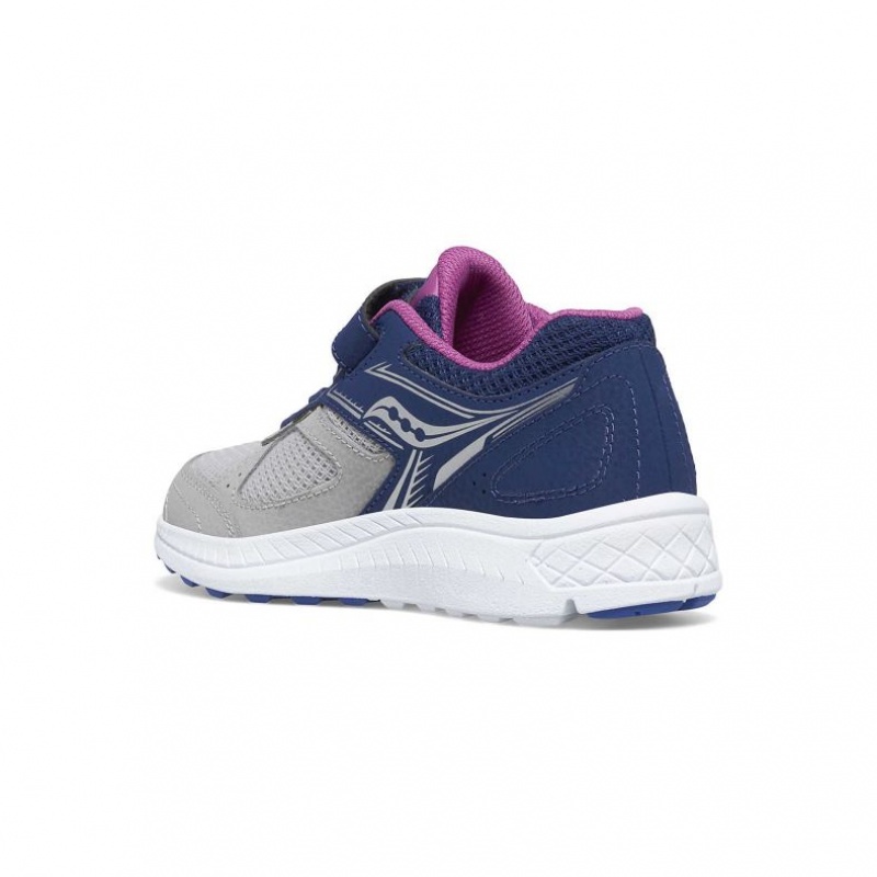 Big Kids' Saucony Cohesion 14 A/C Sneakers Navy / Grey | CANADA SACKGPN