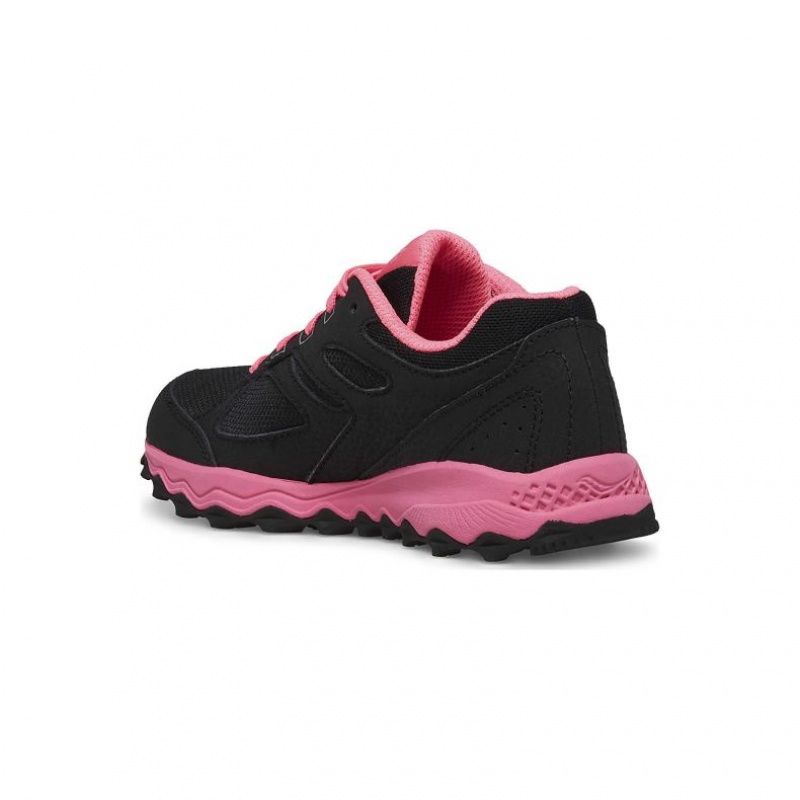 Big Kids' Saucony Cohesion TR14 Lace Sneakers Black / Pink | CANADA ZNFUIWM