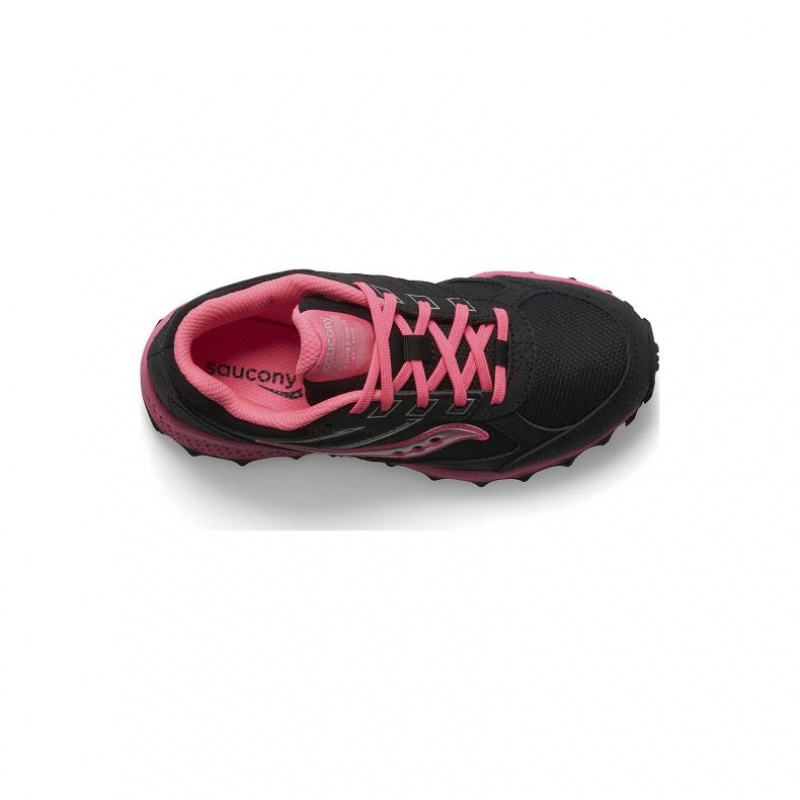 Big Kids' Saucony Cohesion TR14 Lace Sneakers Black / Pink | CANADA ZNFUIWM