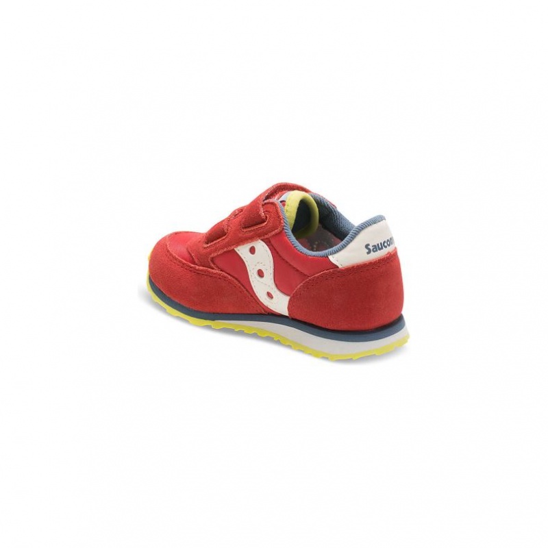 Big Kids' Saucony Jazz Hook & Loop Sneakers Red | CANADA FVWHYGZ