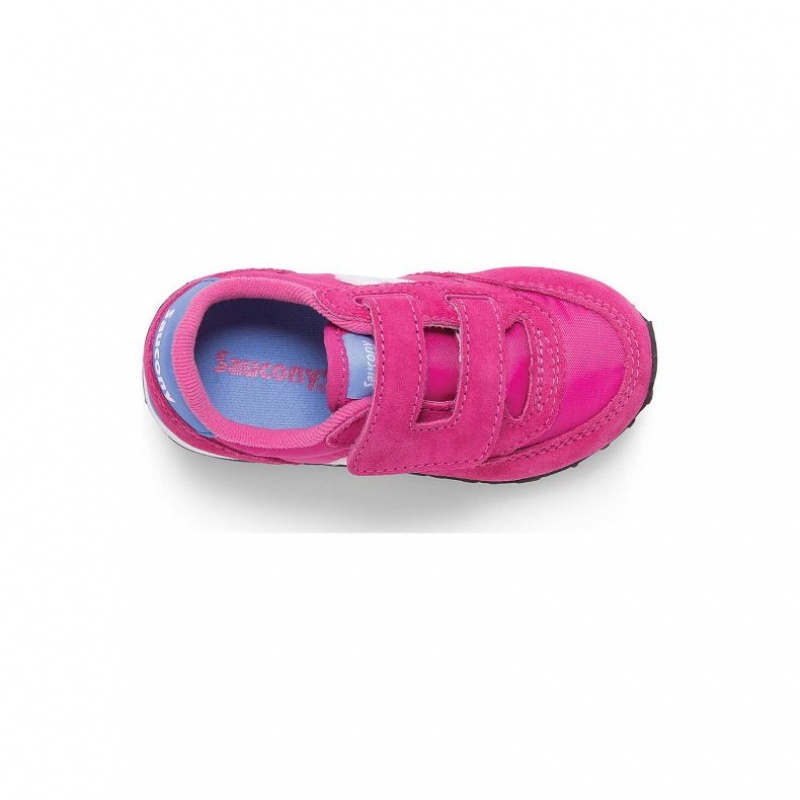 Big Kids' Saucony Jazz Hook & Loop Sneakers Pink | CANADA KQCHNYD