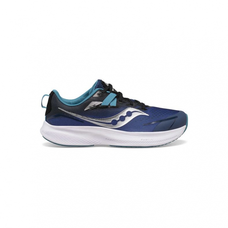 Big Kids\' Saucony Ride 15 Sneakers Blue | CANADA KHDOBAY