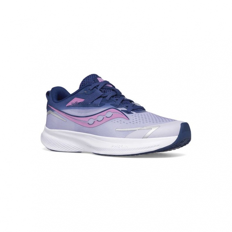 Big Kids' Saucony Ride 15 Sneakers Purple / Indigo | CANADA YKVBQSU