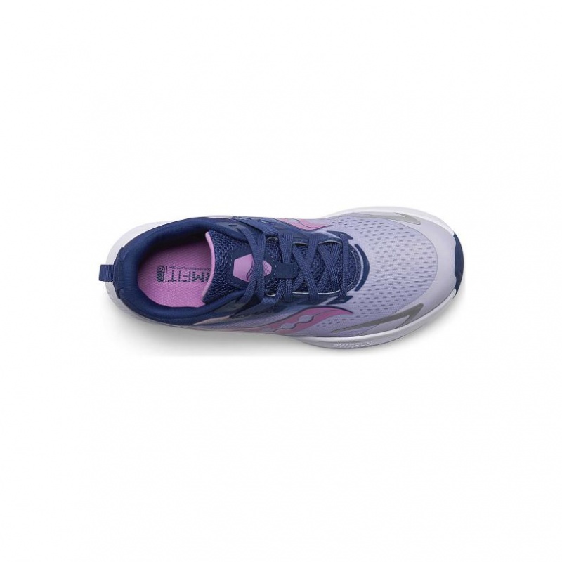 Big Kids' Saucony Ride 15 Sneakers Purple / Indigo | CANADA YKVBQSU