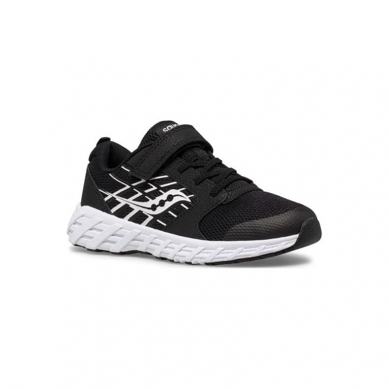 Big Kids' Saucony Wind 2.0 A/C Sneakers Black | CANADA GHDZOPU