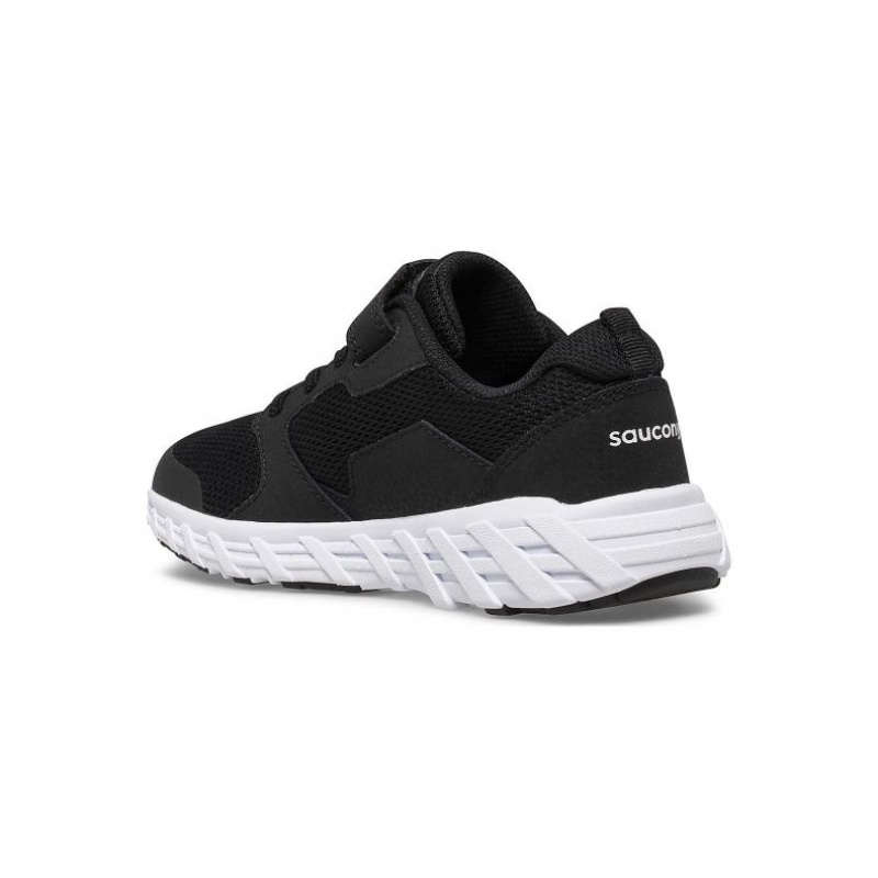 Big Kids' Saucony Wind 2.0 A/C Sneakers Black | CANADA GHDZOPU