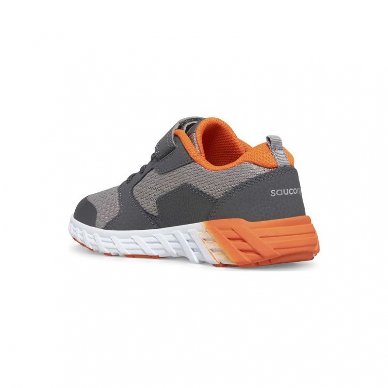 Big Kids' Saucony Wind 2.0 A/C Sneakers Grey | CANADA JOGXIPZ