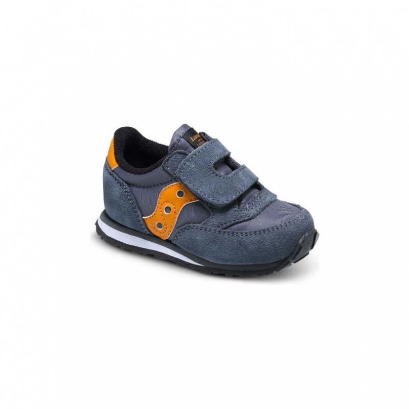 Little Kids' Saucony Baby Jazz Hook & Loop Sneakers Grey | CANADA EFVHPZR