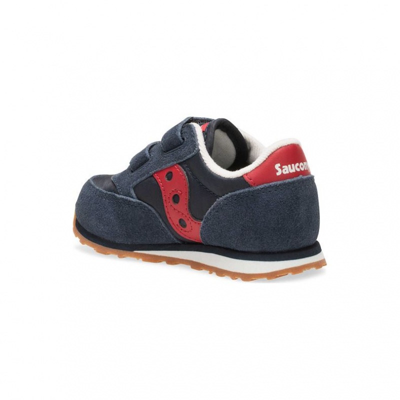 Little Kids' Saucony Baby Jazz Hook & Loop Sneakers Navy | CANADA FKUVGSZ