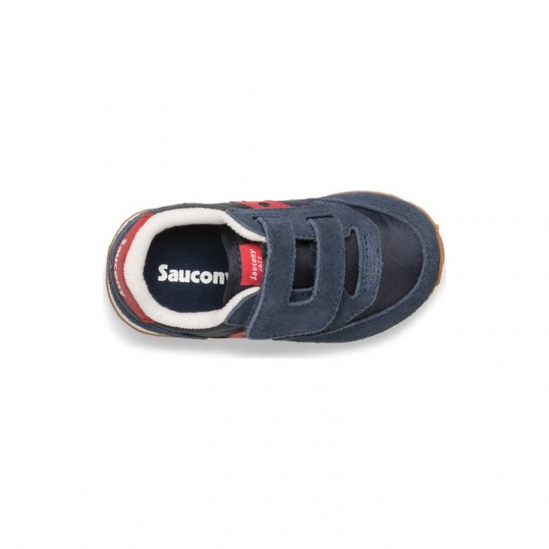 Little Kids' Saucony Baby Jazz Hook & Loop Sneakers Navy | CANADA FKUVGSZ