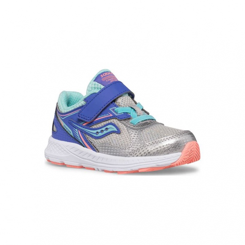 Little Kids' Saucony Cohesion 14 A/C Jr. Sneakers Blue / Silver | CANADA ILMRJQP