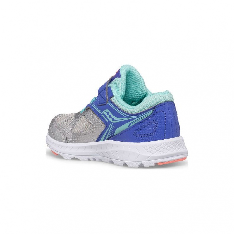 Little Kids' Saucony Cohesion 14 A/C Jr. Sneakers Blue / Silver | CANADA ILMRJQP