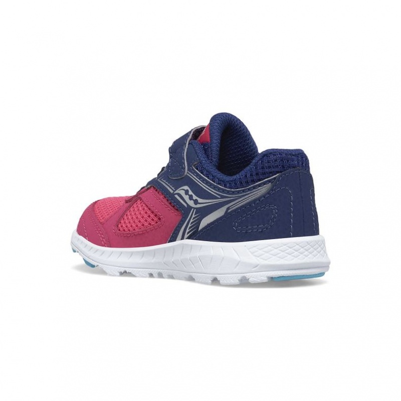 Little Kids' Saucony Cohesion 14 A/C Jr. Sneakers Pink / Navy | CANADA PZXDEQG