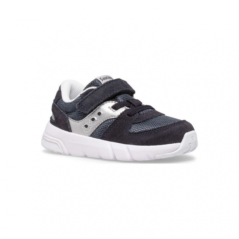 Little Kids' Saucony Jazz Lite 2.0 Sneakers Black / Silver | CANADA XGKEYPI