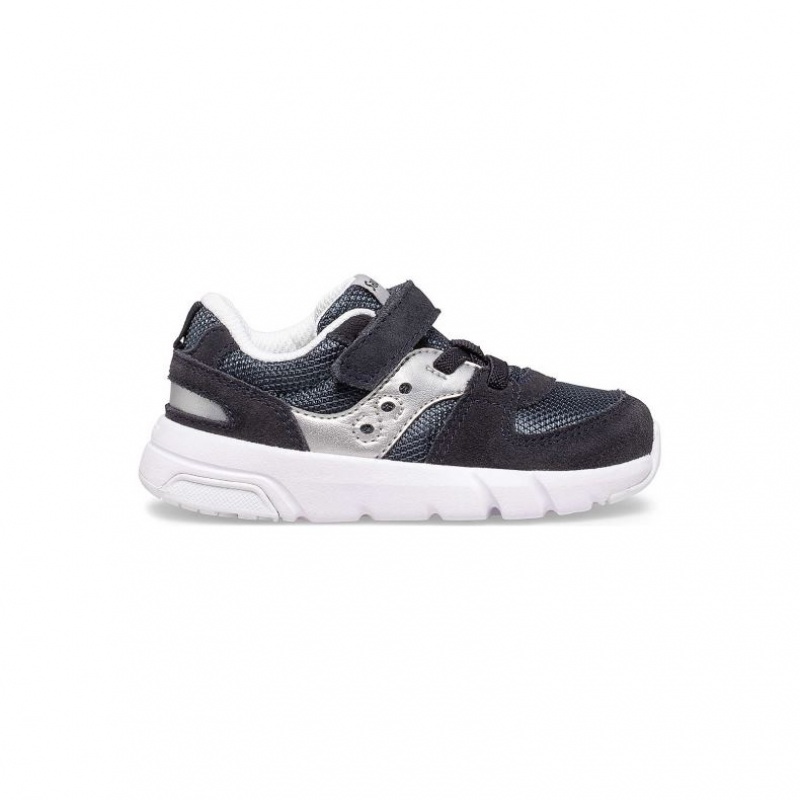 Little Kids\' Saucony Jazz Lite 2.0 Sneakers Black / Silver | CANADA XGKEYPI