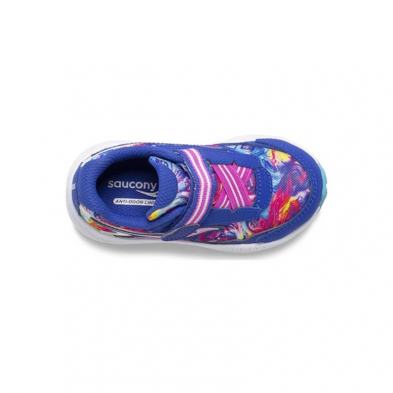 Little Kids' Saucony Ride 10 Jr. Sneakers Blue | CANADA WIQRJMZ