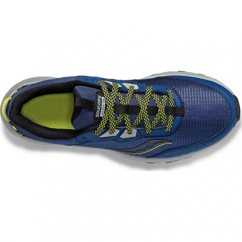 Men's Saucony Aura TR Trail Running Shoes Indigo | CANADA JCETRIU