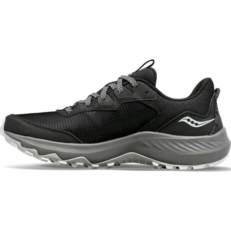 Men's Saucony Aura TR Trail Running Shoes Black | CANADA UMSTKWO