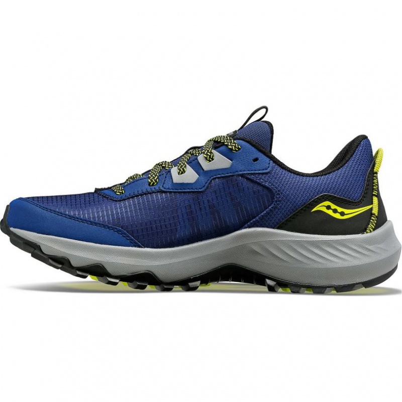 Men's Saucony Aura TR Wide Running Shoes Indigo | CANADA ZGQDRHW