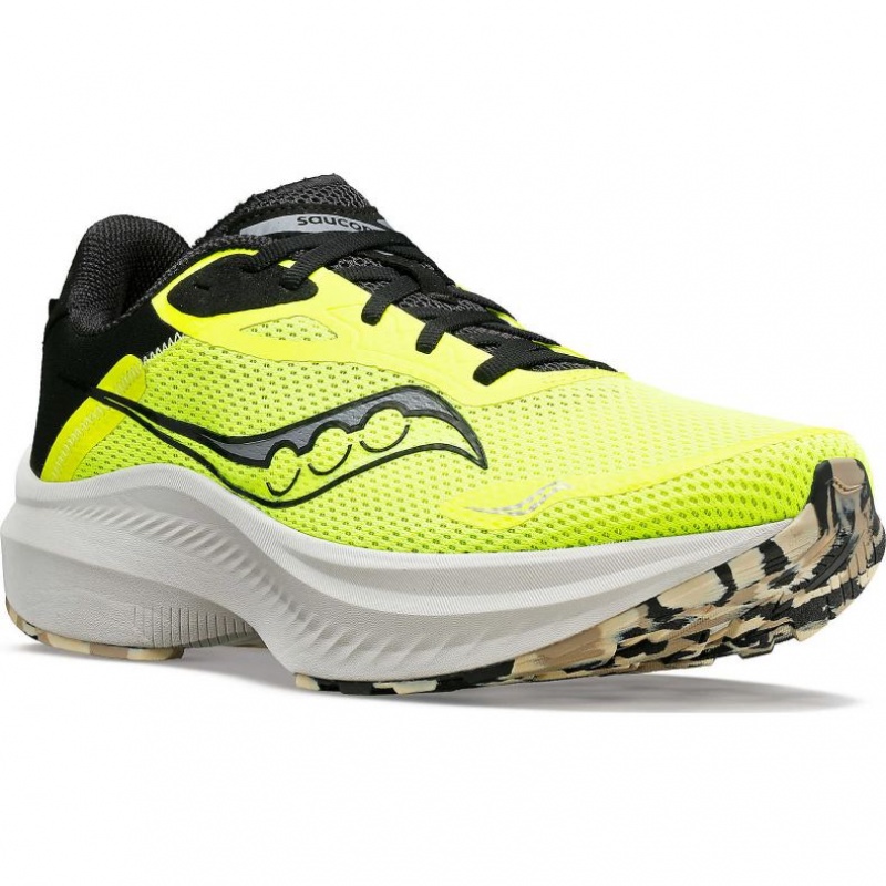 Men's Saucony Axon 3 Running Shoes Green | CANADA RPBQJEG