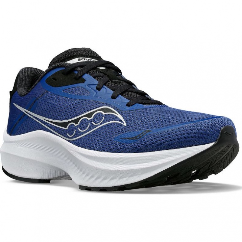 Men's Saucony Axon 3 Running Shoes Indigo | CANADA YQGSMAV