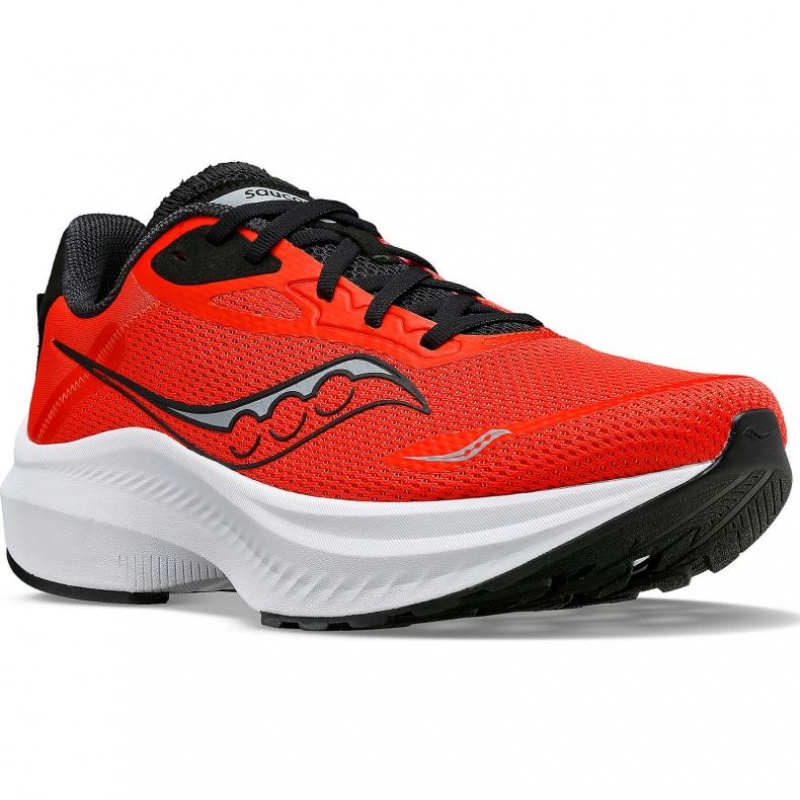 Men's Saucony Axon 3 Running Shoes Red | CANADA WBTNDZX