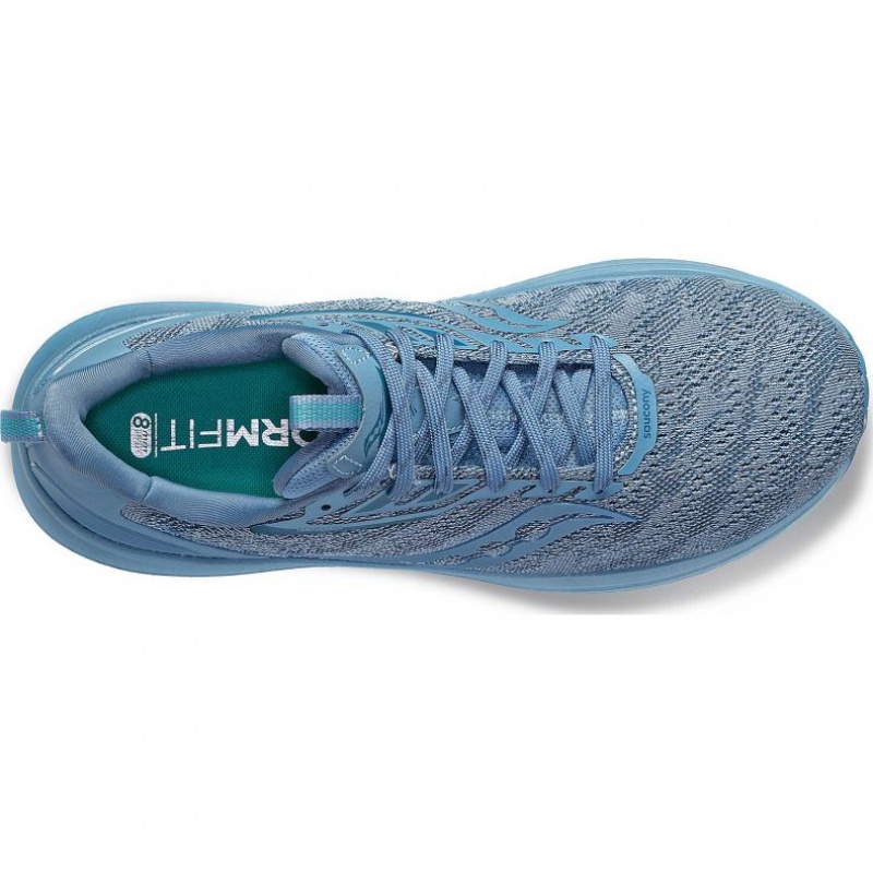 Men's Saucony Echelon 9 Running Shoes Blue | CANADA QZPUTWJ