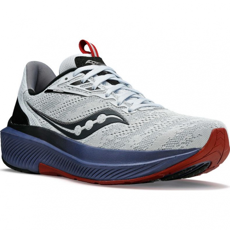 Men's Saucony Echelon 9 Running Shoes Grey | CANADA SBRNLAZ