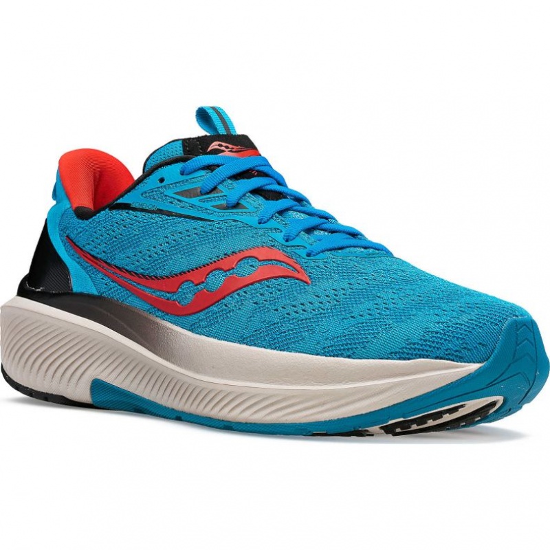 Men's Saucony Echelon 9 Running Shoes Turquoise | CANADA DJRXKZV