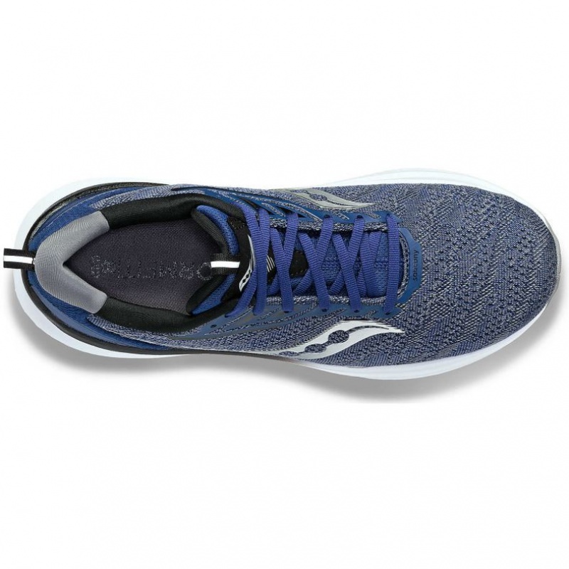 Men's Saucony Echelon 9 Wide Running Shoes Indigo | CANADA FZXIKHW