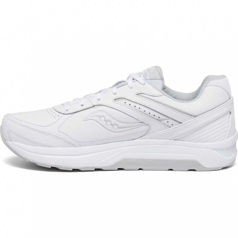 Men's Saucony Echelon Walker 3 Extra Wide Running Shoes White | CANADA CUHLEQW