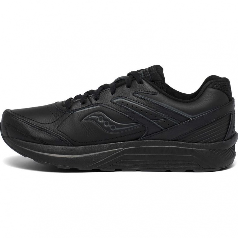 Men's Saucony Echelon Walker 3 Extra Wide Running Shoes Black | CANADA BWAMISD