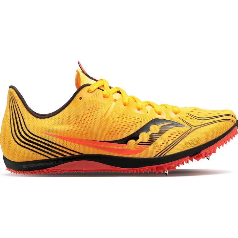 Men\'s Saucony Endorphin 3 Spikes Yellow | CANADA PYFQAVB