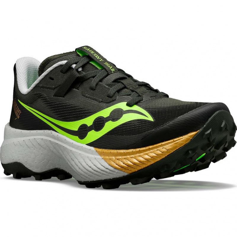 Men's Saucony Endorphin Edge Trail Running Shoes Black | CANADA FNMKSCG