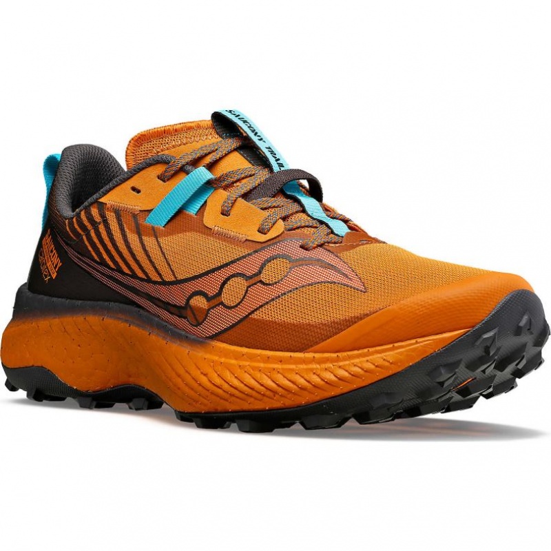 Men's Saucony Endorphin Edge Trail Running Shoes Orange | CANADA JSCNWTG