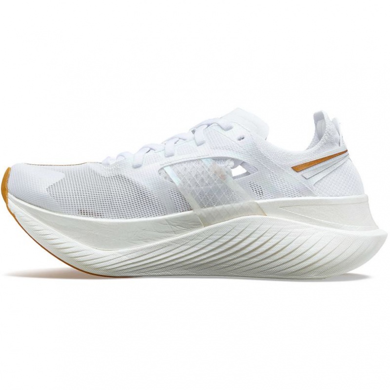 Men's Saucony Endorphin Elite Running Shoes White | CANADA ZBDOFQL