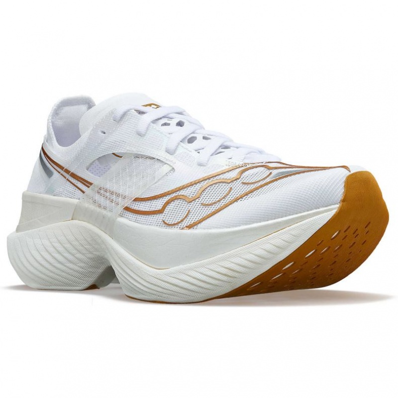 Men's Saucony Endorphin Elite Running Shoes White | CANADA ZBDOFQL