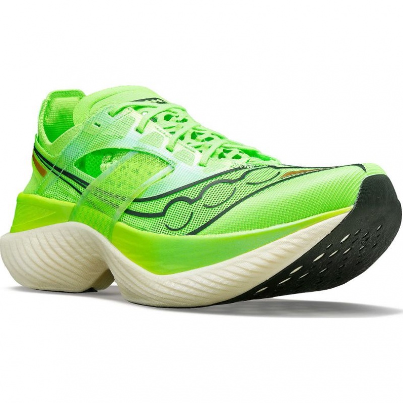 Men's Saucony Endorphin Elite Running Shoes Green | CANADA PIWRUAQ