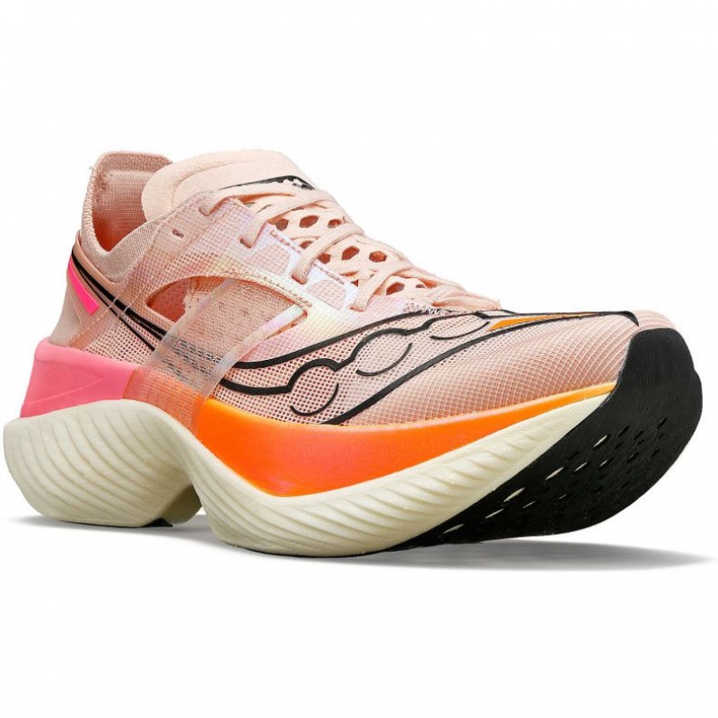 Men's Saucony Endorphin Elite Running Shoes Pink | CANADA VCMFENS