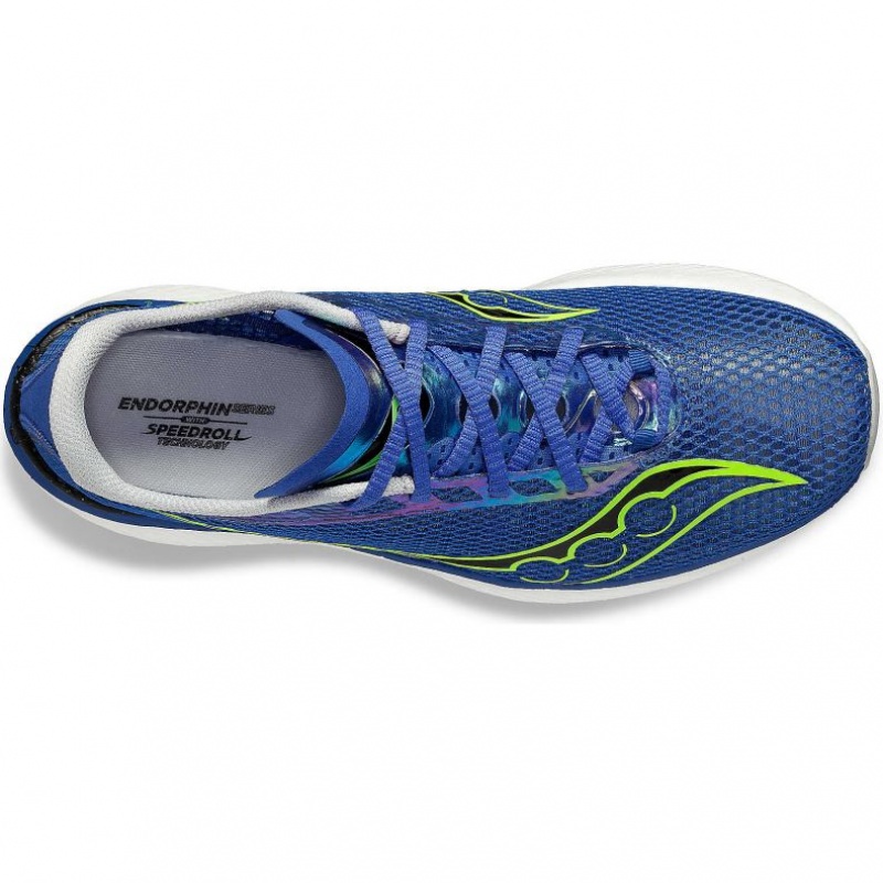 Men's Saucony Endorphin Pro 3 Running Shoes Blue | CANADA IVLJQBN